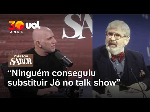 Jô Soares tinha versatilidade que sempre foi um espelho para mim, diz Antonio Tabet