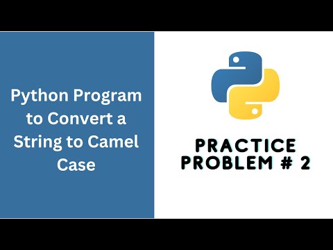 Python Program Convert A String To Camel Case Code Wars
