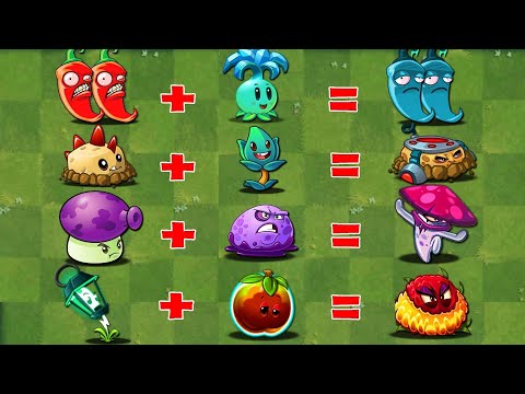 PvZ 2 v10.4.1 Discovery - All Plants Fusion & Evolution NOOB - PRO