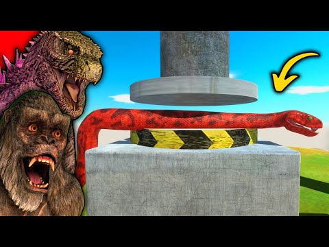 GIANT ANACONDA vs Hydraulic Press in ARBS
