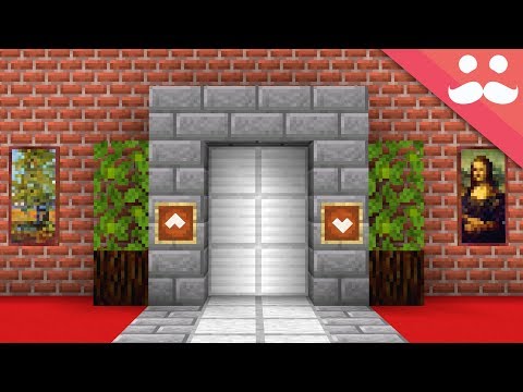 Making a MORE REALISTIC ELEVATOR in Minecraft!
