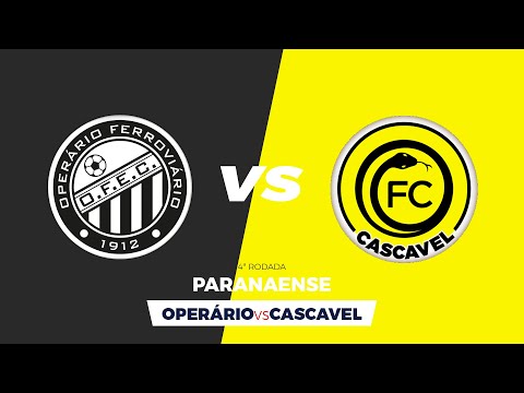 OPERÁRIO X CASCAVEL - 4ª Rodada Campeonato Paranaense 2022