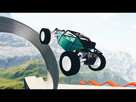 RC Cars Jumps And Falls - BeamNG drive