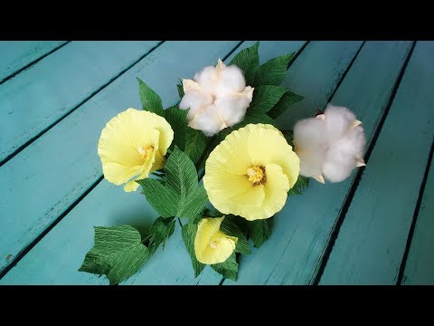 ABC TV | How To Make Levant Cotton Flower From Crepe Paper - Craft Tutorial