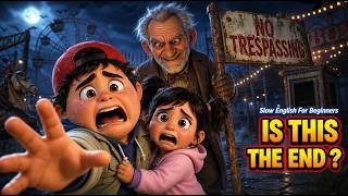 This Abandoned Carnival Almost Became Our Last Adventure! 😱🎪 | Slow English Listening (A2)