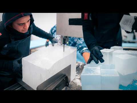 Tour of Clear Ice Cube Facility: Artisan Ice | PARAGRAPHIC Origins