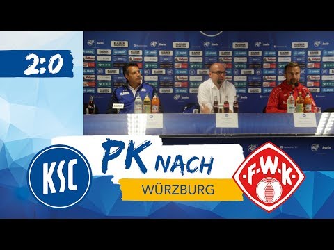 KSC-Pressekonferenz nach Würzburg