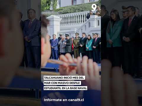 Talcahuano inició Mes del Mar con masivo desfile estudiantil en la Base Naval