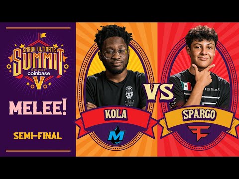 Kola vs Sparg0 - MELEE Semi-Final - Smash Ultimate Summit 5 - Fox vs Marth