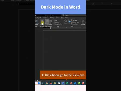 How to Turn off Dark Mode in MS Word