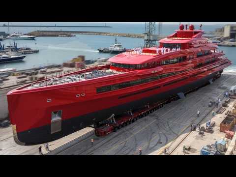 Inside Secret Shipyards where Luxurious Megayachts are Built