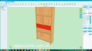 Phần mềm thiết kế và gia công nội thất cho máy gia công ván CNC Woodmaster