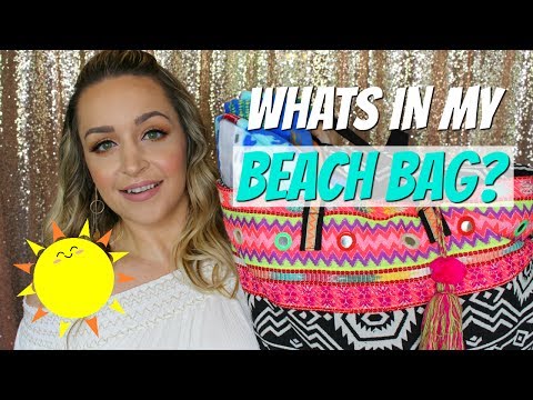 Whats in My BEACH Bag???? Summer Essentials!  | DreaCN Video