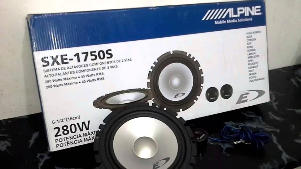 Колонки автомобильные Alpine SXE-1025S