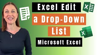 HOW TO Edit Drop Down List in Excel (find, add and remove items)