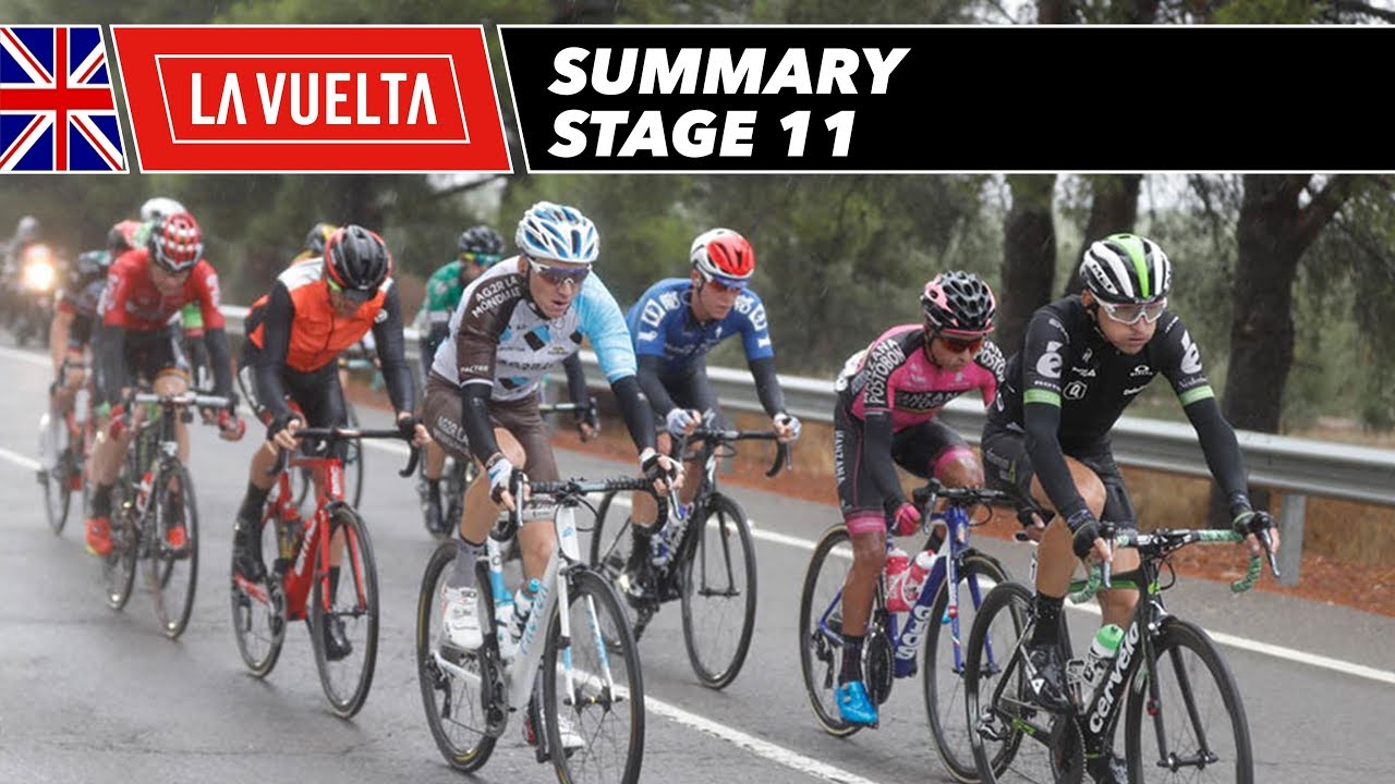 Summary - Stage 11 - La Vuelta 2017 - YouTube