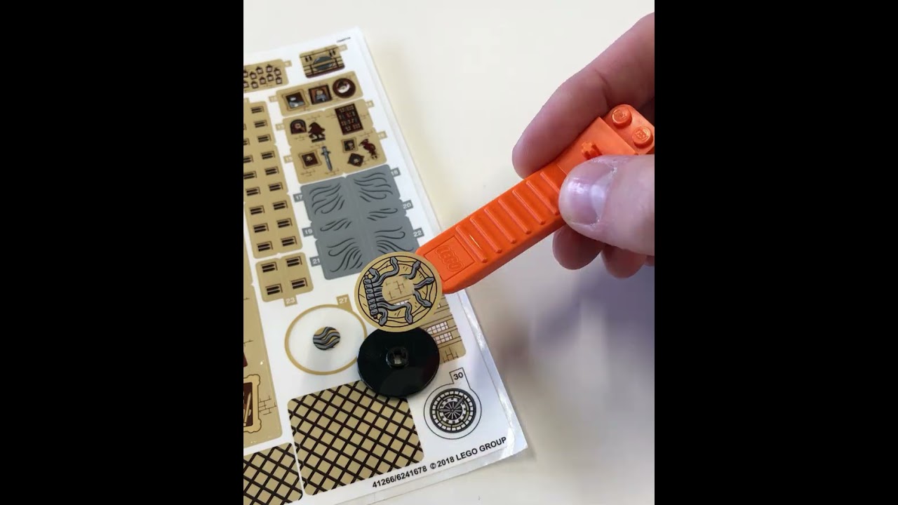 The Real Way To Put On LEGO Stickers!!! (Perfect Every Time)