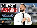 Aktiengesellschaft AG Einfach Erklärt Und Unterschiede Zur GmbH