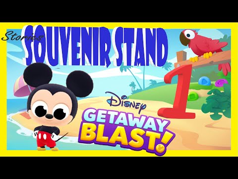💖Disney Getaway Blast💖 the story of Souvenir Stand ⏳︎PART 1⏳︎Walkthrough Gameplay