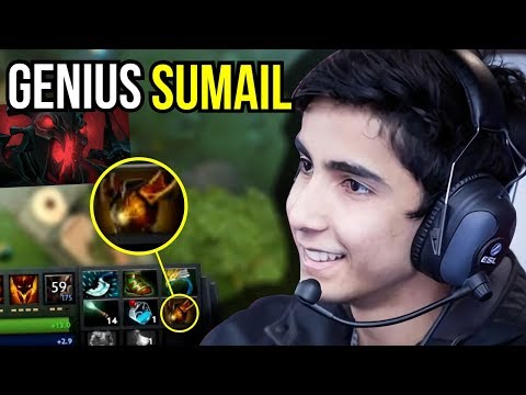 GENIUS SUMAIL - New Meta Shadow Fiend Crimson Guard 7.07 | Dota 2
