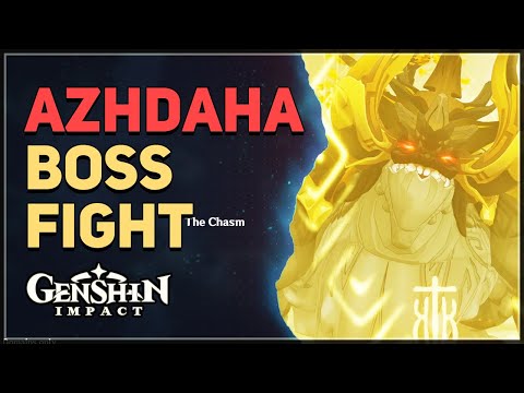 Azhdaha Boss Fight Genshin Impact