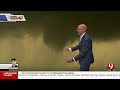 'Tornado Developing Right Now': David Payne Monitors A Tornado Near Newcastle