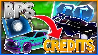 HOW TO MAKE *FREE* CREDITS WITH ALL YOUR BLUEPRINTS IN ROCKET LEAGUE!