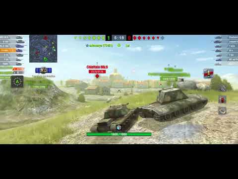 WoT Blitz - T110E4 6.4k dmg 1st Class