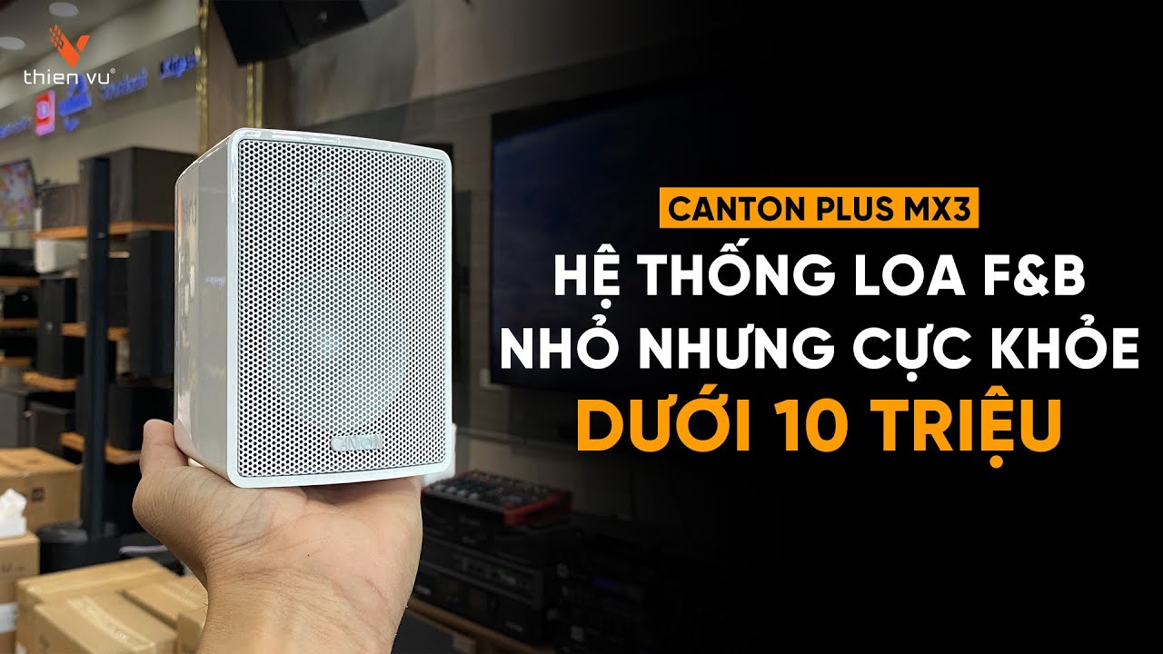 Loa treo tường Canton Plus MX.3 Chính Hãng - Video