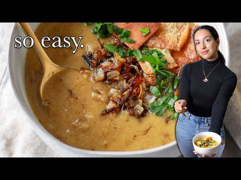 The lentil soup I make on repeat (Arabic Lentil Soup)