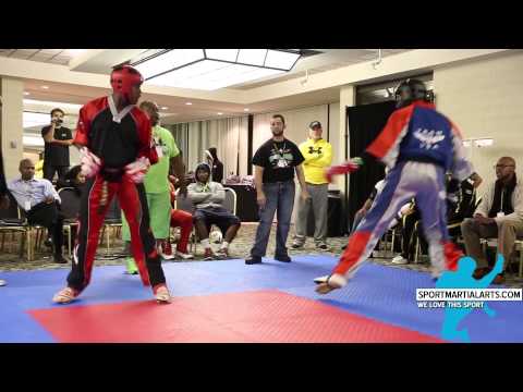 Anthony Merricks vs Willie Brown - Men's Sparring - NA International Champs 2014