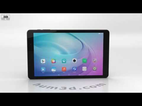 Huawei MediaPad T2 10.0 Pro Charcoal Black 3D model by 3DModels.org