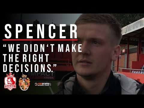 JAMIE SPENCER | "We didn't make the right decisions." | Alfreton 1-1 Moors | 2020/21