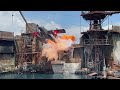 Waterworld Stunt Show 2022 FULL SHOW FRONT ROW Universal Studios Hollywood