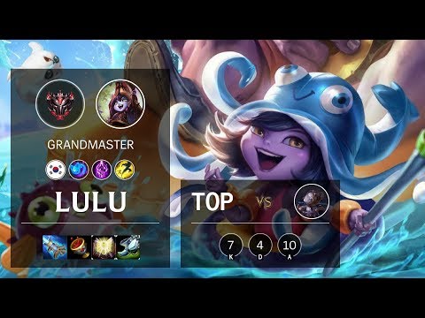 Lulu Top vs Orianna - KR Grandmaster Patch 10.12