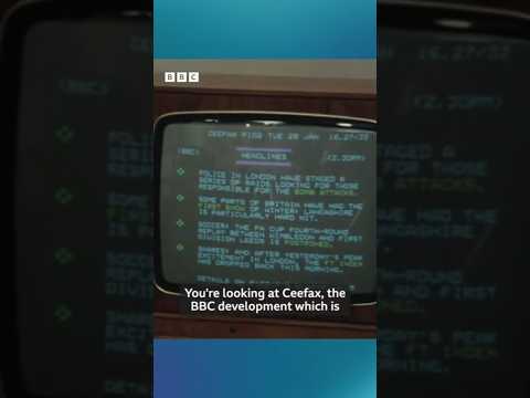 1975: Fyfe Robertson does CEEFAX