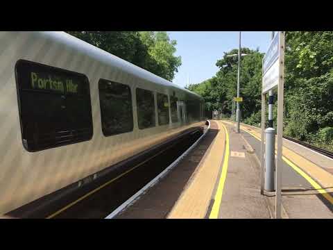 South western Railway class 444 040 "THE D-DAY STORY" departs Portsmouth & Southsea