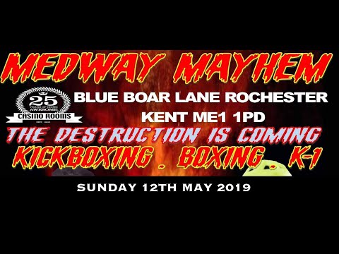 MEDWAY MAYHEM 2 - 12   Daniel Briega V Blaine Dylan Wilson