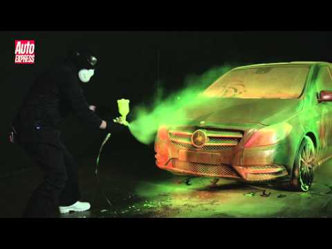 Mercedes B-Class aero paint test - Auto Express