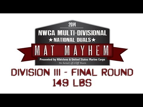 149 Jacob Long v Brandon Welter - 2014 NWCA Multi-Divisional Duals - D3