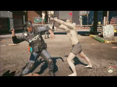 police Brutality in night city | Cyberpunk 2077