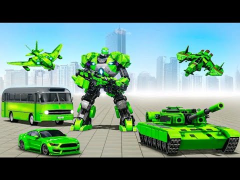 Robot Tank Vertalot,Multi robot game and games car robot with army of robots bus game 3d-Temu Gamer.