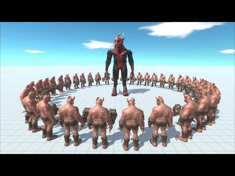 Animals vs Titans Army - Animal Revolt Battle Simulator