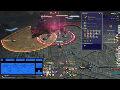 FFXIV HC Solo - (WAR) HoH Floor 70 Boss (Clear) - 4.35 - Angelus Demonus