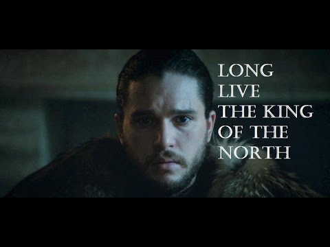 Jon Snow Becomes King of the North Epic Scene