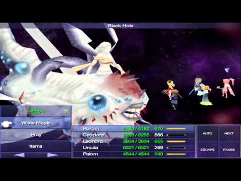 Final Fantasy IV The After Years Final Boss iOS version.