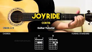 Joyride - CORTIS | Easy Guitar Tutorial For Beginners (CHORDS & LYRICS) #guitarlesson