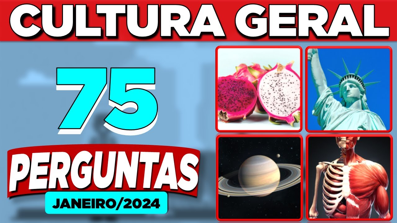 VOCÊ SABE MUITO SE ACERTAR ESSAS PERGUNTAS DE CONHECIMENTOS GERAIS