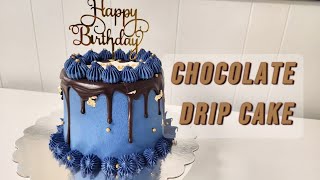 Chocolate Ganache Drip Cake Tutorial