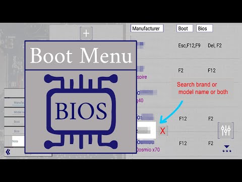 BIOS Boot Menu Video